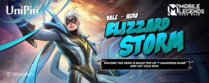 Vale’s 4th Superhero series skin "Blizzard Storm" is here! (PH)